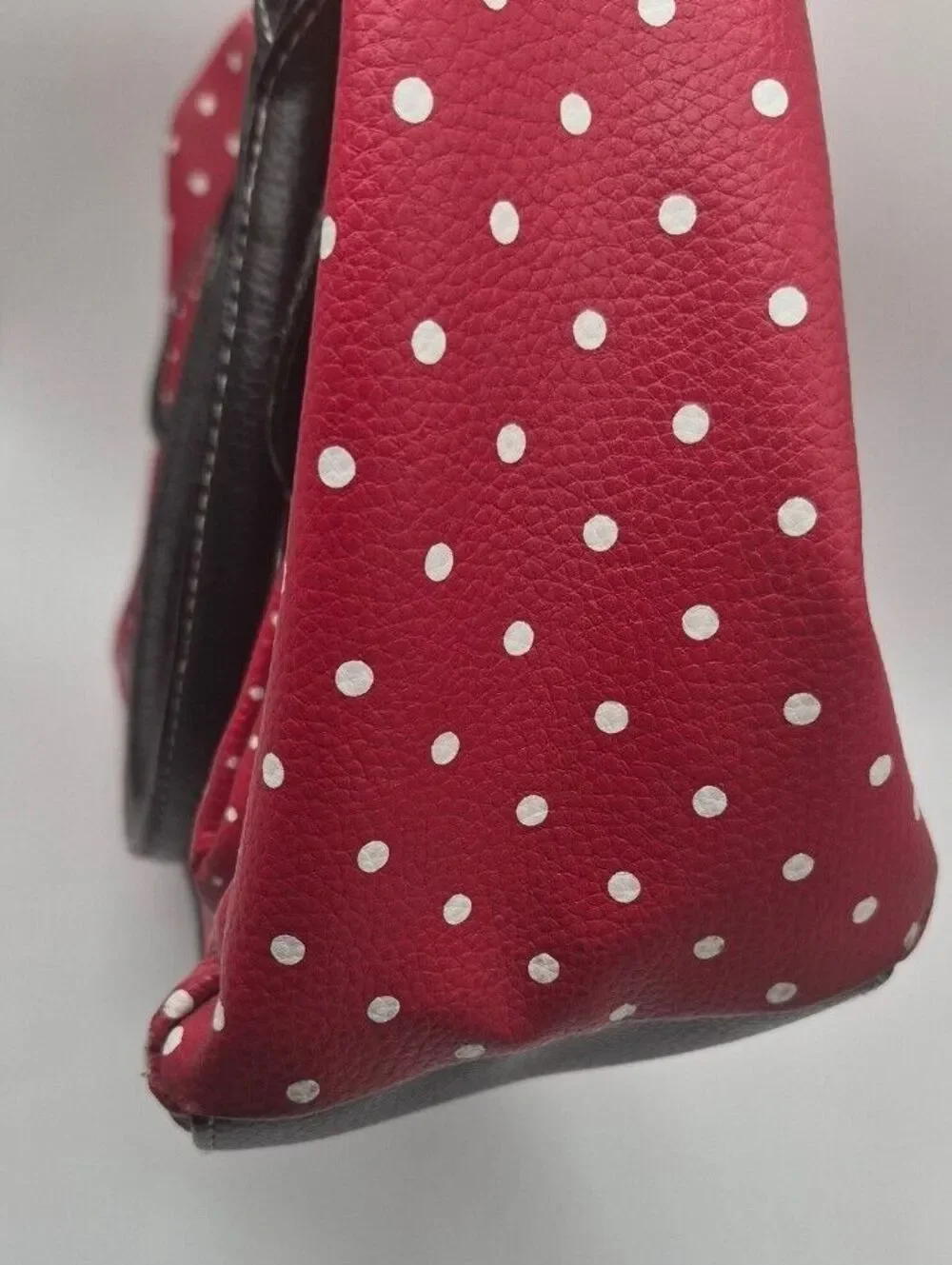 Disney Parks Minnie Mouse Red Polka Dot Satchel Handbag